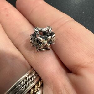 Pandora charm silver and gold